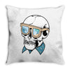 skull holiday Throw Pillow