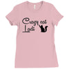 crazy cat lady Ladies Fitted T-Shirt