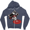 pirate ultimate disc Zipper Hoodie
