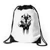 wolverine attack Drawstring Bags