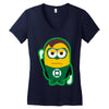 minion parody green lantern Women's V-Neck T-Shirt