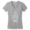 ponyo deco Women's V-Neck T-Shirt