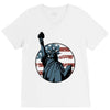 us flag 2 V-Neck Tee