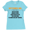 September Girl Hated By Many Ladies Fitted T-Shirt