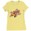pizza jet Ladies Fitted T-Shirt