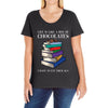 life is like a box of chocolates i want to eat them all Ladies Curvy T-Shirt