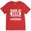 made in 1978 40 years of being awesome V-Neck Tee