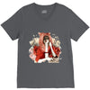 red V-Neck Tee