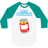 i am duff man homer cult funny retro 3/4 Sleeve Shirt