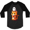 brave kitty 3/4 Sleeve Shirt