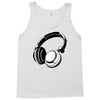 headphones black humor Tank Top