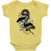 many colors  snake Baby Onesie