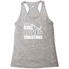this girl loves christmas Racerback Tank