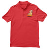 yoga pug exhale Polo Shirt