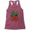 vegan for life Racerback Tank