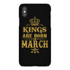 Kings Are Born In March iPhoneX