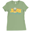 pizza campfire story Ladies Fitted T-Shirt