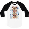 crazy totem 3/4 Sleeve Shirt