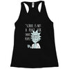 not for smart people Racerback Tank