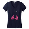 NAKED DAY Women's V-Neck T-Shirt