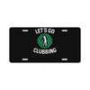 lets go clubbing License Plate