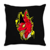 warning Throw Pillow