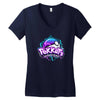 pokket's monsters dark Women's V-Neck T-Shirt