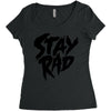 Stay Rad Women's Triblend Scoop T-shirt