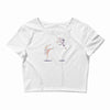 swan kick Crop Top