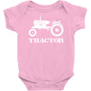 tractor driver for farmer and construction worker Baby Onesie