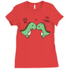 t rex problems Ladies Fitted T-Shirt