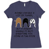 MONEY CAN BUY A LOT OF THINGS, Ladies Fitted T-Shirt