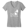 old school Women's V-Neck T-Shirt