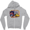 roll out Zipper Hoodie