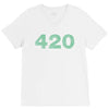 marijuana 420 V-Neck Tee