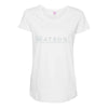 watson md   detective sherlock holmes house doctor tv show logo gift t Maternity Scoop Neck T-shirt