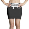 pig sausages funny Mini Skirts