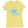 wave Ladies Fitted T-Shirt