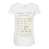 choose your weapon best trending Maternity Scoop Neck T-shirt