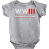 world war 3 Baby Onesie