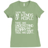 there are 10 kinds of people Ladies Fitted T-Shirt
