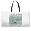 Claude Monet impression Sunrise Weekender Totes