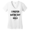 gay pride parade lgbt lesbian gay bi trans queer pan light.1 Women's V-Neck T-Shirt