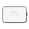 personalised daddy Laptop sleeve
