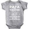 papa und tochter Baby Onesie