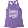 The Notorious, Undisputed World Champion Racerback Tank