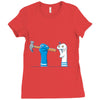 bad sock puppet Ladies Fitted T-Shirt