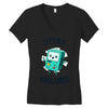let's play video games Women's V-Neck T-Shirt
