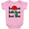 Love Rose Baby Bodysuit