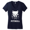 american pitbull terrier Women's V-Neck T-Shirt